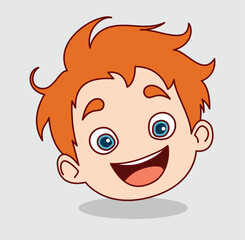 child face vector illustration