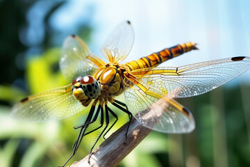 Insect - Dragonfly on branch in Australia