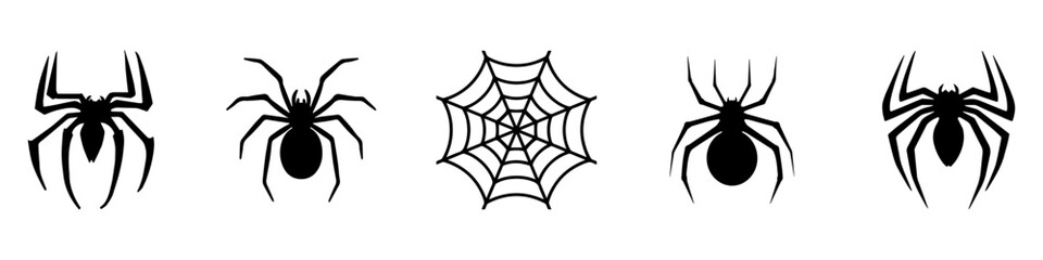 Spider Web Icon Vector Logo Template Illustration Design. Vector Illustration. Vector Graphic. EPS 10	