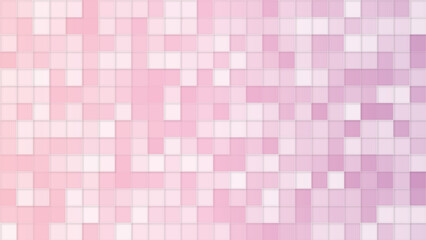 abstract pink color box shape background with squares