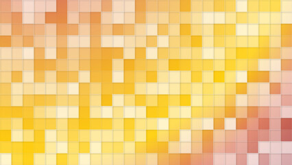 abstract yellow and red box shape background with squares