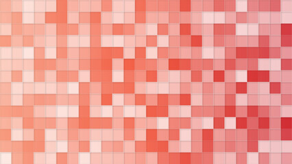 abstract red box shape background with squares
