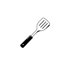 Cooking Spatula for Pancake Hand Drawn Icon