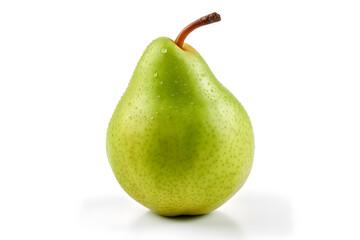close up pear isolated on a white background