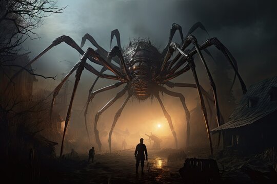 Giant spider fantasy image