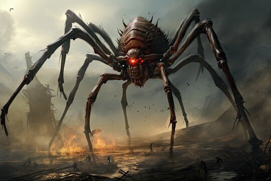 Giant spider fantasy image