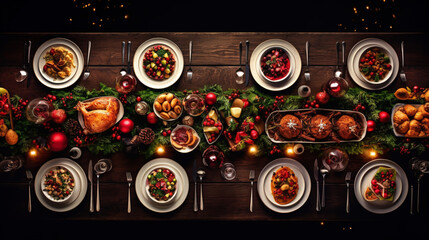 Christmas eve dinner, family