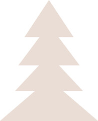 Fototapeta premium Fir Tree Boho Icon