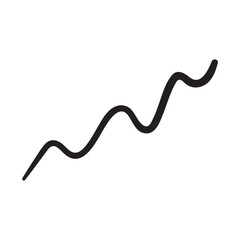 Abstract Squiggle Line Element