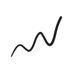 Abstract Squiggle Line Element