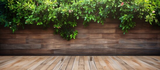 Background surface with natural color for terrace and wall texture made of wood