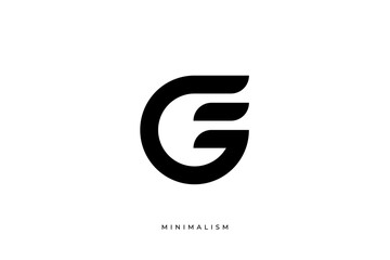 G alphabet letter vector symbol logo - obrazy, fototapety, plakaty