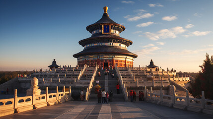 The Temple of Heaven in Beijing is a magnificent UNESCO World Heritage site and cultural treasure.