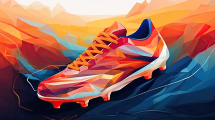 Fototapeten Abstract sports shoe illustration © Maxim