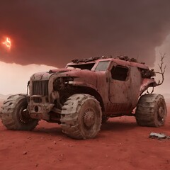 Fototapeta premium off road car