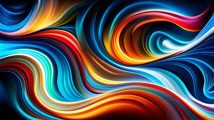 Fototapeta premium abstract background with colorful lines