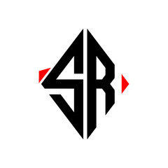 SR Logo Design, Inspiration for a Unique Identity. Modern Elegance and Creative Design. SR logo. SR latter logo, SR Monogram logo design for entrepreneur and business. 