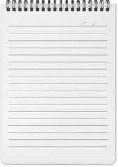 Ruled note page