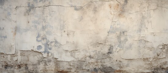 Background of stone grunge texture showing an imperfect aged wall with cracks and peeling paint