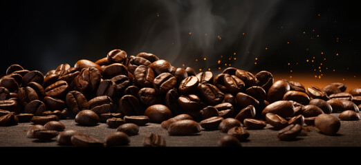 Obraz premium Cofee Beans Macro