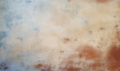 Beautiful Abstract Grunge Decorative  red brown blue Stucco Wall Background. Art Rough Stylized Texture Banner With Space For Text, Generative AI