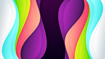 Vector abstract background with soft gradient color and dynamic shadow on background .Vector background for wallpaper. Eps 10