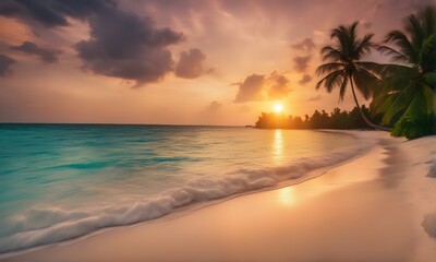 Fototapeta na wymiar Serene sea sunset