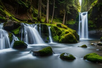 waterfall in the woods