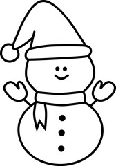 Snowman Outline