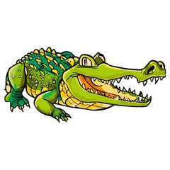 Fototapeta premium crocodile picture, It's so beautiful.