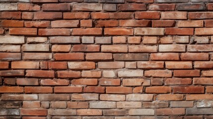 Old red brick wall background, abstract texture pattern backdrop