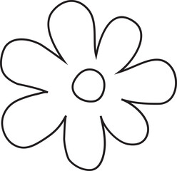 Flower outline