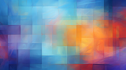 Rectangular and square shaped painting abstract background