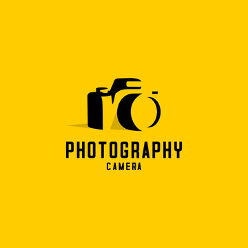 digital camera logo vector design on a white background