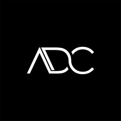 ADC Letter Initial Logo Design Template Vector Illustration