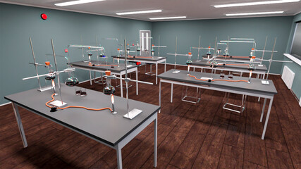 chemistry classroom scene one