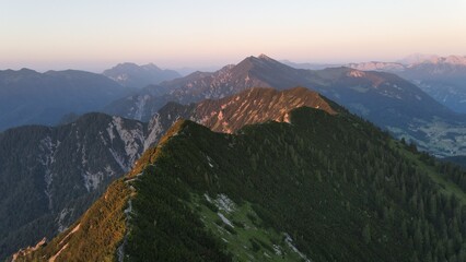 Sunset Alpen