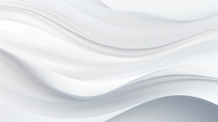 Minimalist White Aesthetics: Clean and Modern Abstract Waves as Wallpaper Backdrops