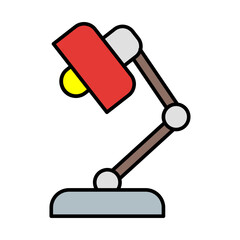 Desk Lamp Icon Design