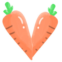 heart with vegetables