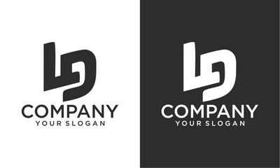 LG, L, G Abstract Letters Logo Monogram