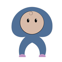 baby child icon.
mascot. illustrated dolls

