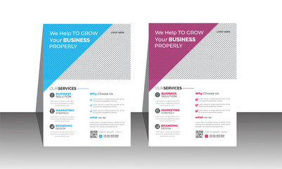 Creative Business Brochure Flyer Design. Modern Flyer Vector Template.