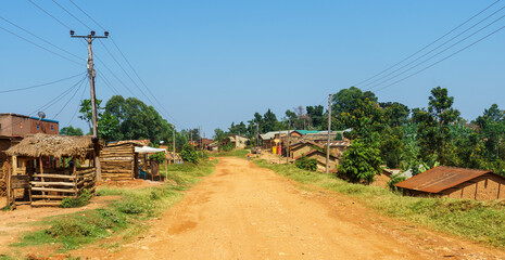 Uganda. Dirt Road