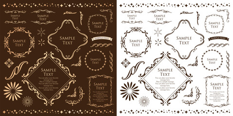 ロマンチックでゴージャスな大人かわいいアンティークフレーム	
