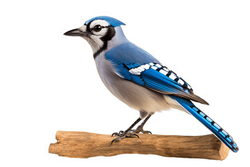 The Delightful Blue Bird isolated on a transparent background, Generative Ai