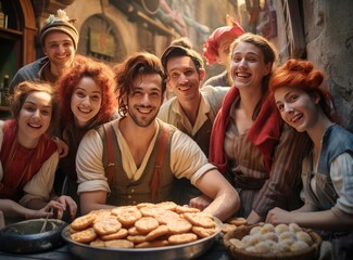A group of bakers