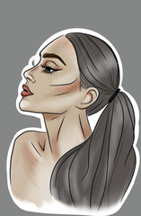 Portrait of a person, Fashion girl