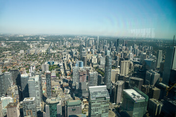 Fototapeta na wymiar view of Toronto from above