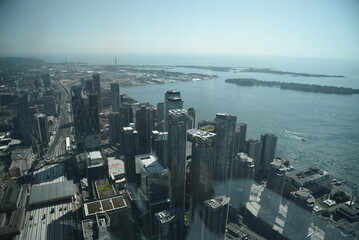 view of Toronto from above
